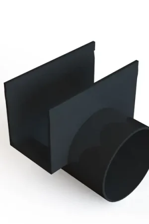 Net gelanceerd - ACO Slimline zijuitloop 80 mm