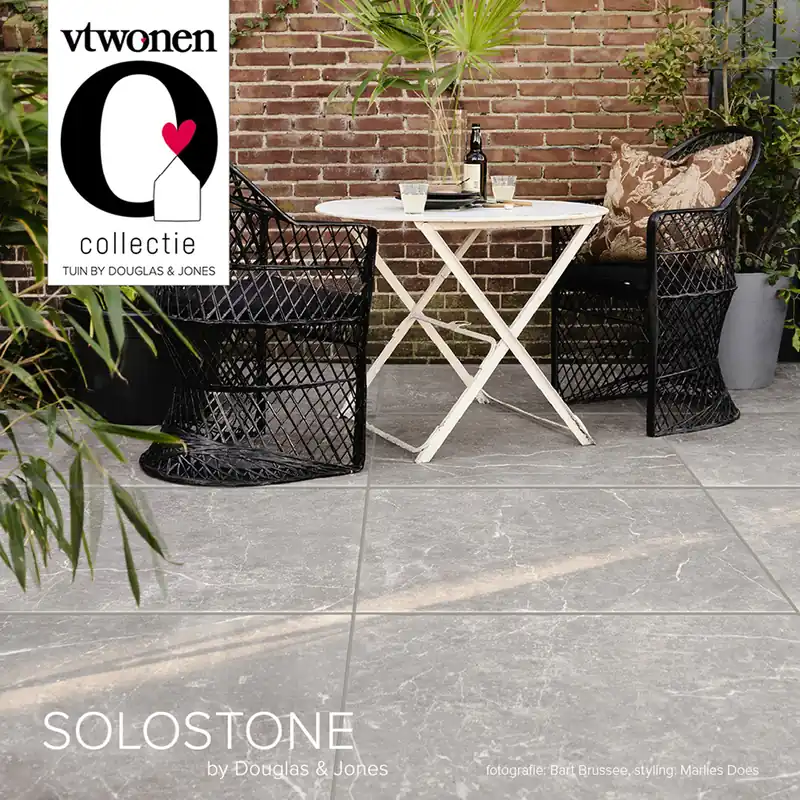 Koopje | Solostone vtwonen Marble Warm Grey 90x90x3 cm