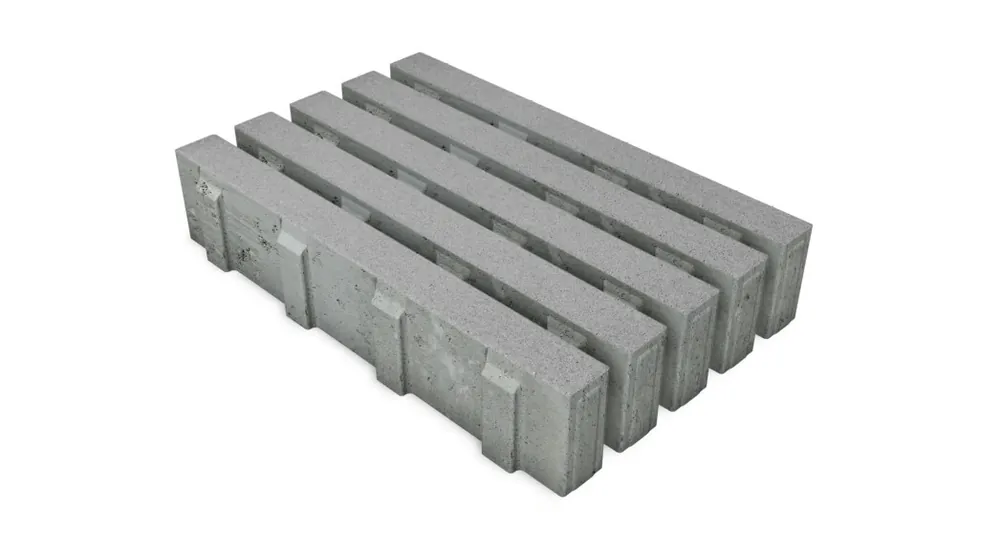 EcoSteen Stroke Grijs 60x40x12 | Erg populair