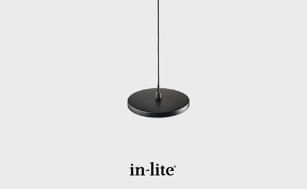 Topdeal | In-lite hanglamp DISC PENDANT BLACK 230V