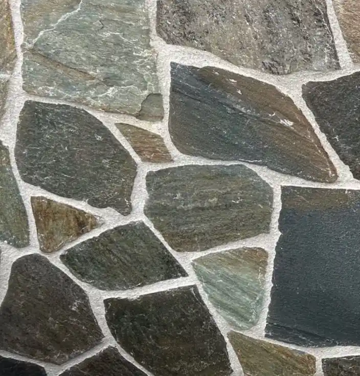 Mis het niet | Robusto Kwartsiet Olive Flagstones