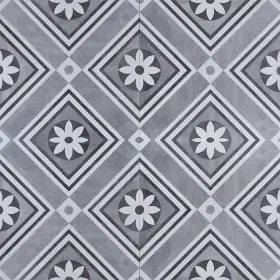 Topdeal - GeoCeramica® 60x60x4 Concreet Flower dec