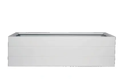 Plantenbak Modulair Wit 270x210x42 cm - Outlet