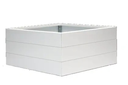 Plantenbak Modulair Wit 90x90x42 cm | Direct kopen