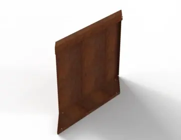 Plantenbak Module+ Parallel paneel (E) 60x56 R - CORTEN | Uitverkoop