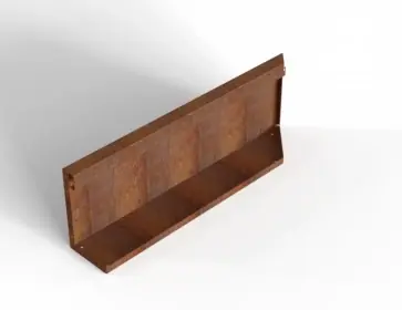 Flitsaanbieding | Plantenbak Module+ Uitwendig hoekpaneel (B) 90x28 L - CORTEN