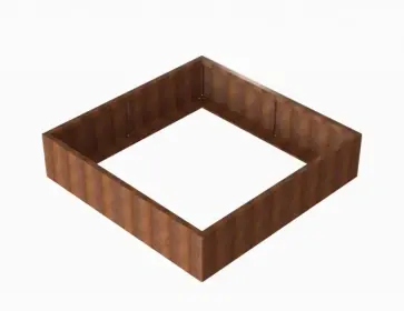 Bestel nu - Plantenbak Module+ Corten 180x180x42 cm - CORTEN