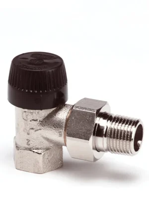 Honeywell thermostatische radiatorkraan, type Ultraline BB, haaks, bi.draad x bu.draad, ½" x ½" | Bestelbaar