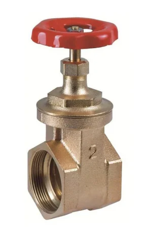 Populair - RIV schuifafsluiter, messing, type 2000, 2x binnendraad, 2"
