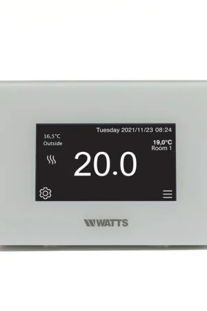 Watts Vision 2.0 touchscreen unit, met WIFI, type BT-CT03 RF, 868 Mhz, wit | Prijsverlaging