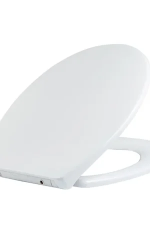 Wiesbaden closetzitting, Ultimo 3,0, 37,2x44,6cm, deksel, rvs scharnier, mont boven, softclose, wit | Nieuw binnen