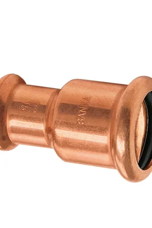 Bestel nu - Sanha Press verloopkoppeling, koper, 2x pers, 15 x 12 mm