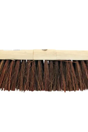 Nu beschikbaar - Talen Tools gemeentebezem, ronde kap, natuurvezel haren, 45 cm, excl. steel