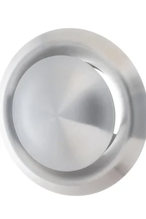 DEC toe- en afvoerventiel, type DVI, rvs 304, Ø 100 mm, geborsteld rvs | Flitsaanbieding