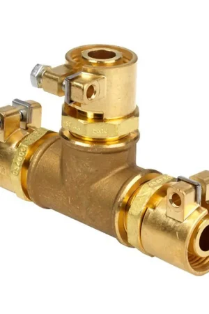 Korting - Watts Microflex verloop T-stuk 90°, cv, MJ1304032/37, 3x pe-x, 2x 40/3,7 mm / 1x 32/2,9 mm