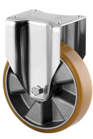 TENTE bokwiel, polyurethaan, plaatbevestiging, 250 mm, type 4688ITP250P63, bruin | Deal