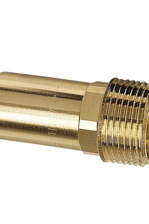 Sanha PuraPress overgangskoppeling, brons, spie x buitendraad, 15 mm x ½" | Direct van de fabrikant