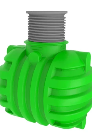 Sale | Regenwatertank, polyetheen, 2.200 liter, 184 x 140 x 160-190 cm, incl. deksel, ondergronds