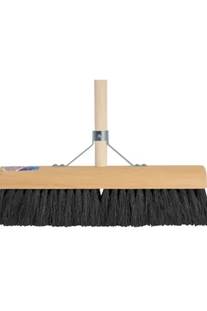 Expreslevering - Talen Tools zaalveger, paardenhaarmengsel haren, 40 cm, steel 150 cm