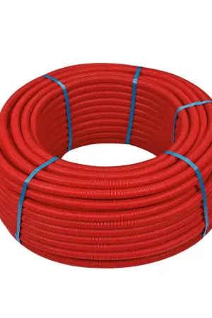 Scherpe prijs - Henco meerlagenbuis, type Standard, wit, rode mantelbuis, 16 x 2 mm, l = 25 m