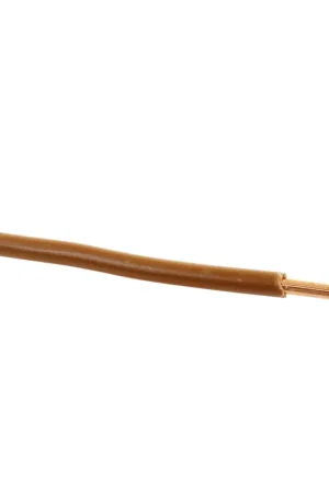 Premiumkwaliteit - TKF installatiedraad, VD, H07V-U Eca, 2,5 mm², bruin, doos à 100 m