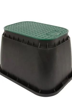 Fabrieksprijs | Rain grondput voor afsluiter, type PZRM 113, pp, pe, groen/zwart, l = 400 mm, b = 275 mm, h = 330 mm