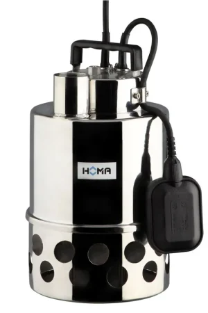 Veilig winkelen | Homa dompelpomp voor vuilwater, mantelgekoeld, rvs, CR 372 V WA, 1,1 kW, 230 V, vlotter