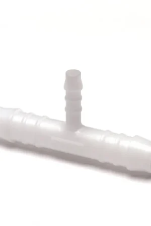 Online bestelbaar - Normaplast verloop T-stuk 90°, pom, 3x slangtule, 18 x 10 x 18 mm