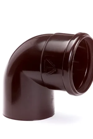 Luchttoevoerbocht 90°, pe, mof x spie, 80 mm | Nieuwe release