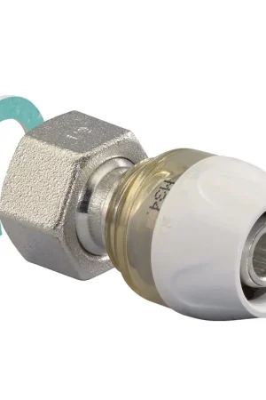 Fabrieksprijs | Uponor RTM schroefkoppeling met vlakke afdichting, steek x binnendraad, 16 mm x ½"