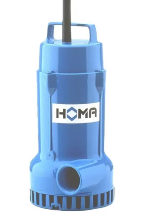 Nieuw in het assortiment | Homa dompelpomp voor schoon- en vuilwater, aluminium, H 106 WA, 0,5 kW, 230 V, vlotter