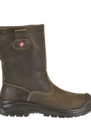 Sixton Peak veiligheidslaarzen, type Montana, bruin, wol, S3, Metal Free, maat 44 | Bestseller