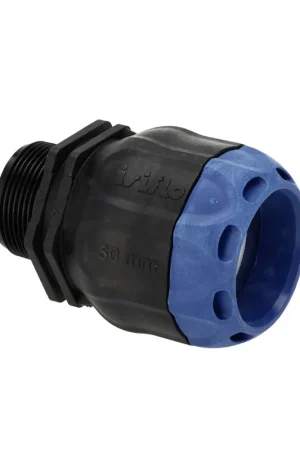 Isiflo Sprint draadkoppeling, type 110, pe, klem x buitendraad, Kiwa, 20 mm x R ½" | Fabrieksprijs