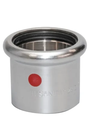 Sanha Therm eindkap, staal, pers, 15 mm | Nieuw binnen