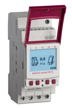 Vanaf nu beschikbaar | Grässlin schakelklok, digitaal, Talento Smart Basic, B15, 230 V