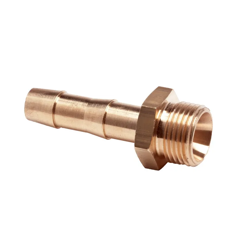 Aanbieding - Slangtule, messing, buitendraad x slangtule, ½" x 9 mm
