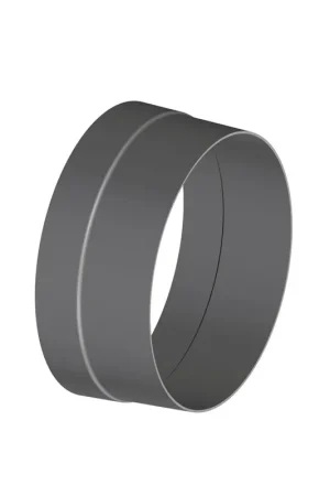 Scherpe prijs - Ubbink Air Excellent verloopstuk, van 125 naar 123 mm, zwart