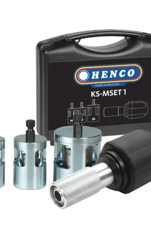 Henco kalibratie- en afschuingereedschapset, type KS-MSET, voor accu machine, voor type KS, 16-26 mm - Voeg toe aan winkelwagen