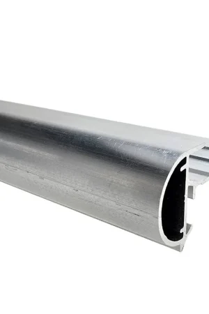 Beperkte voorraad - Roval daktrim met kraalrand, l = 2,5 m, aluminium, 26 mm