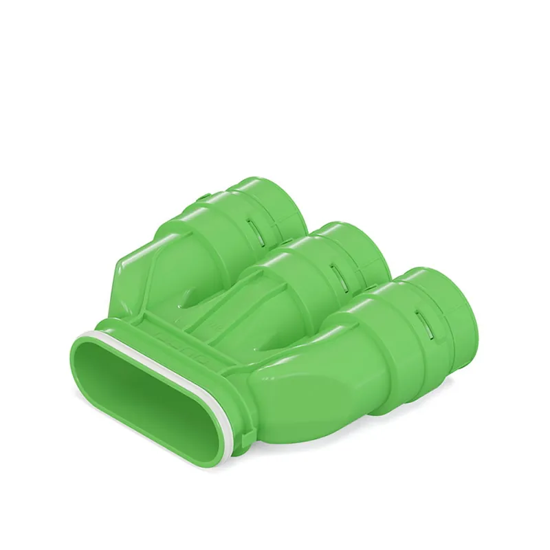 Direct van de fabrikant | Duco koppelstuk, type DucoFlex, 2x d = 90 mm, 1x ovaal