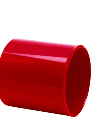 Hoog gewaardeerd | Maspla mof voor verlenging invoerbocht, 2x inwendig lijm, pvc, elektra/rood, d = 50 mm
