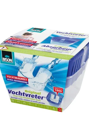 Bison vochtvreter, Neutraal, incl. 1 vochtmagneet à 450 gram - Nieuw gelanceerd