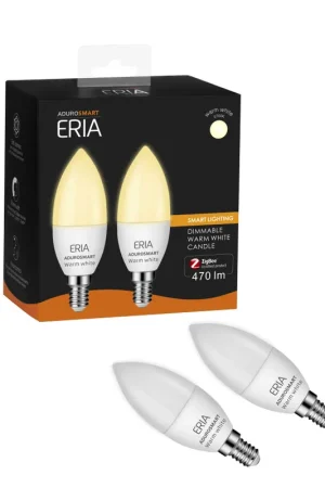 AduroSmart ERIA® Warm White lamp, E14 fitting (2-pack) - Nieuw in het assortiment