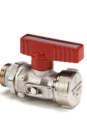 Simplex vul- en aftapkraan, type KFE-KH - D SV, messing vernikkeld, 10 bar, ½"x ¾" | Slechts tijdelijk