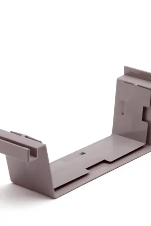 Pak je kans | S-lon verbindingsstuk voor bakgoot, pvc, type 180, 218 mm, grijs