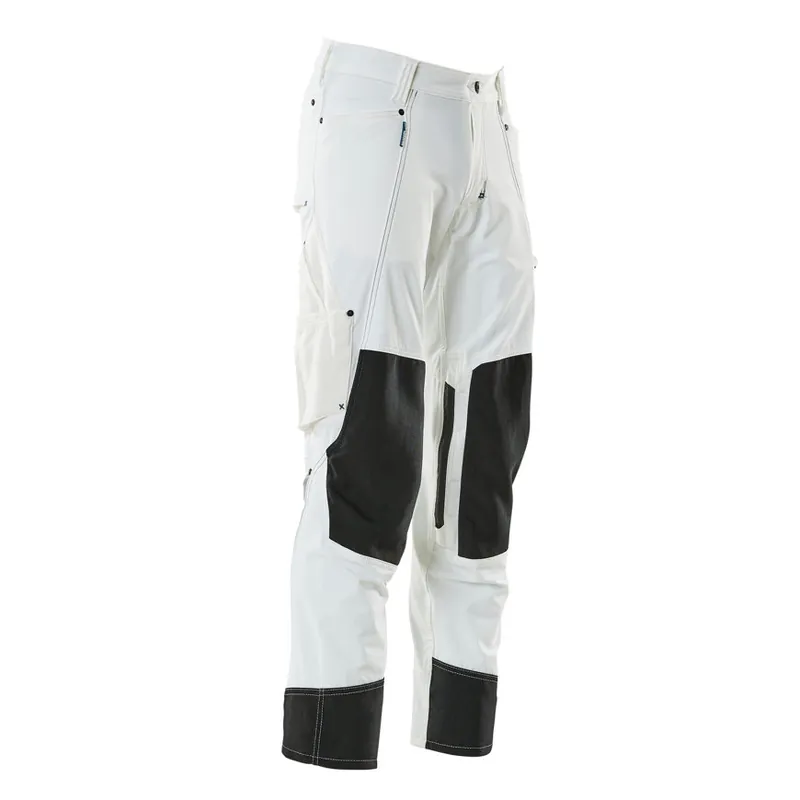 Mascot Advanced werkbroek, stretch, wit, L82, maat 50 | Profiteer nu