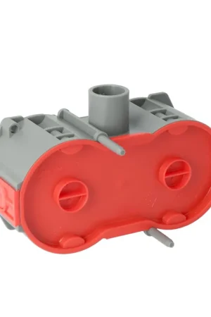 Attema dubbele inbouwdoos, penvast, type PVD50, 1x 19 mm, diepte 50 mm - Net toegevoegd