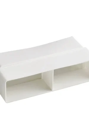 Favoriet van klanten | Nedco overgangsstuk voor keukenventilatie, pvc, 3x mof, recht, 2x 110 x 54 mm / 204 x 60 mm