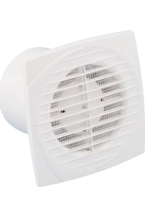 Bestelbaar - Nedco toilet- / badkamerventilator, type D 100, abs, 99 m³/uur, wit