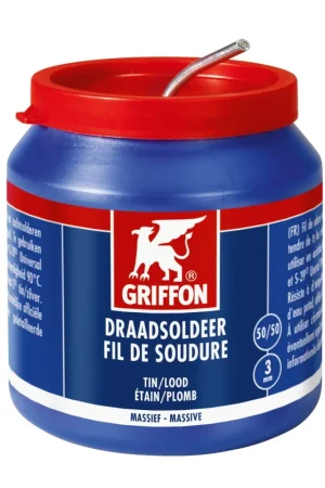 Topproduct - Griffon soldeertin, massief, 50/50, diam. 3 mm, pot à 500 gram